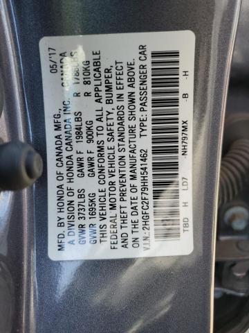 Photo 11 VIN: 2HGFC2F79HH541462 - HONDA CIVIC 