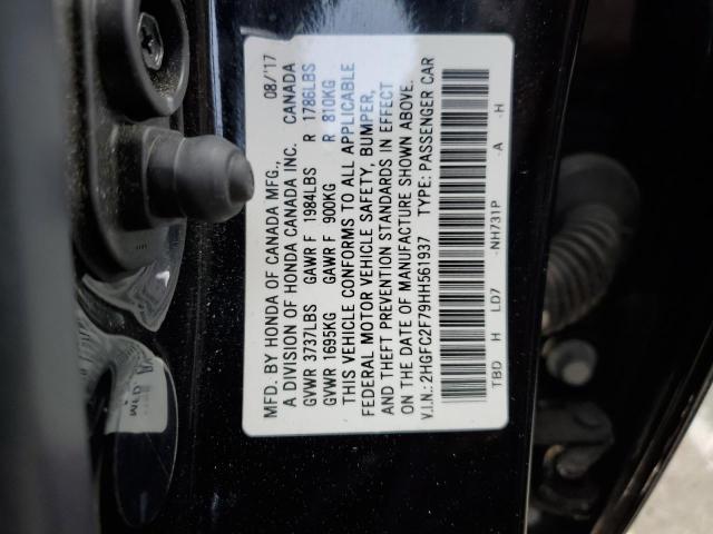 Photo 12 VIN: 2HGFC2F79HH561937 - HONDA CIVIC 