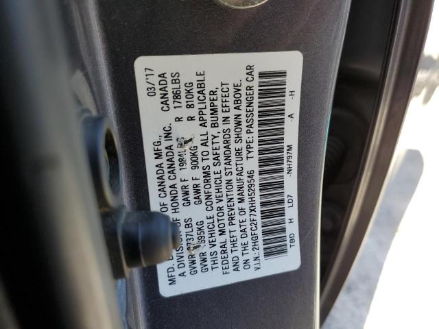 Photo 19 VIN: 2HGFC2F7XHH529546 - HONDA CIVIC EX 