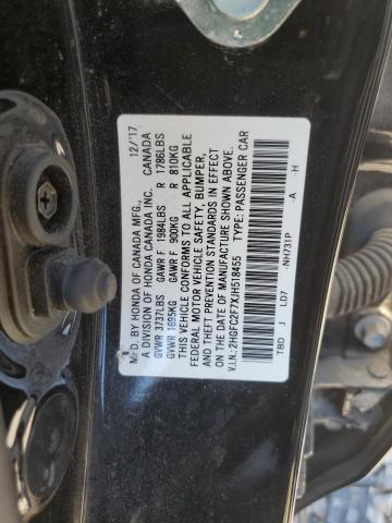 Photo 11 VIN: 2HGFC2F7XJH518455 - HONDA CIVIC 