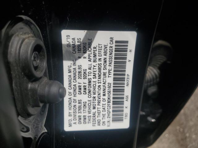 Photo 11 VIN: 2HGFC2F80KH561602 - HONDA CIVIC 