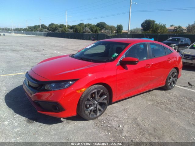 Photo 1 VIN: 2HGFC2F80KH588346 - HONDA CIVIC SEDAN 