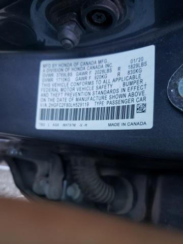 Photo 11 VIN: 2HGFC2F80LH529119 - HONDA CIVIC 