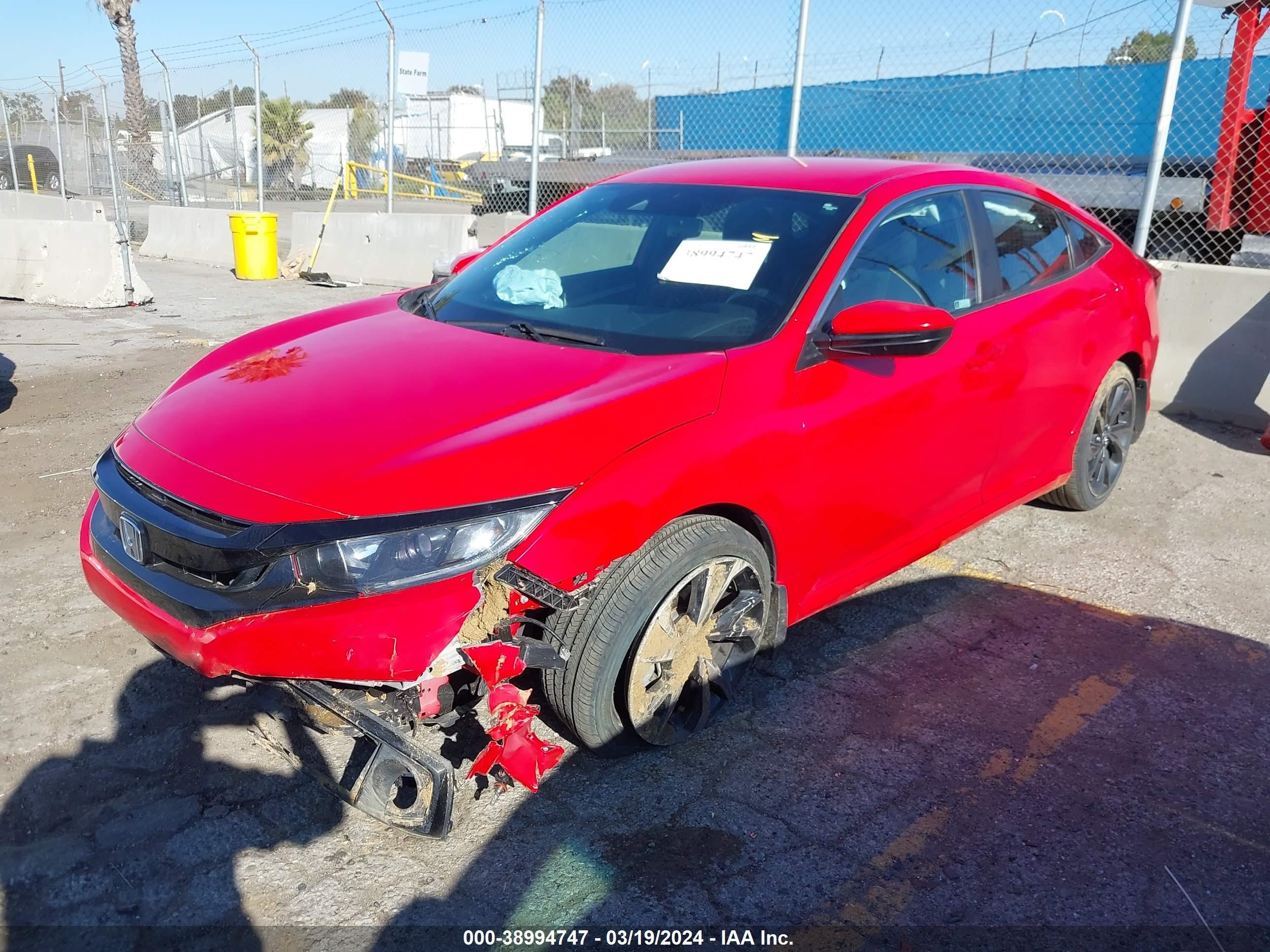 Photo 1 VIN: 2HGFC2F80LH538158 - HONDA CIVIC 