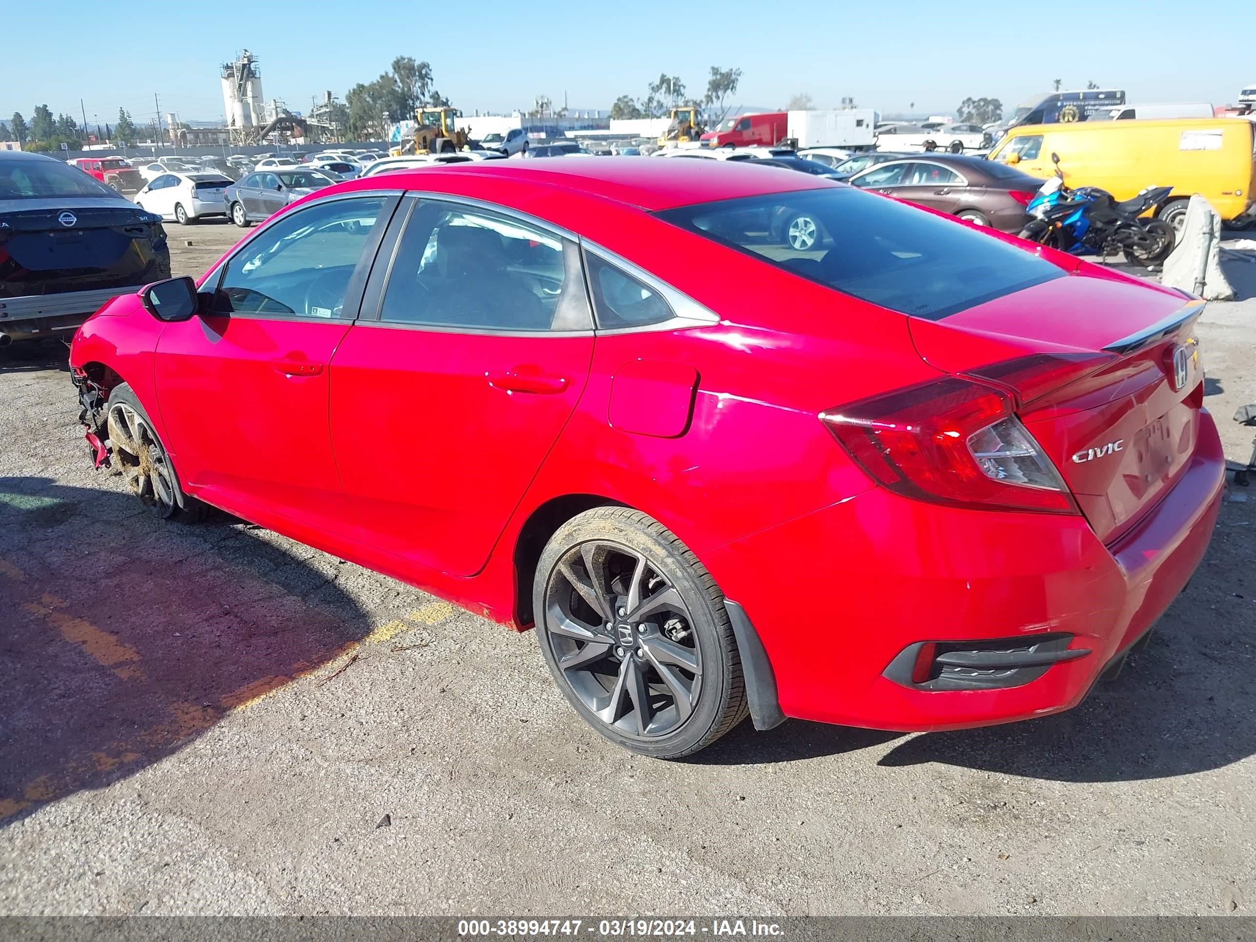 Photo 2 VIN: 2HGFC2F80LH538158 - HONDA CIVIC 