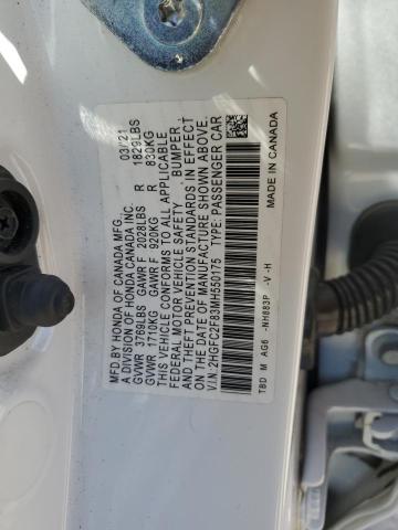 Photo 11 VIN: 2HGFC2F83MH550175 - HONDA CIVIC SPOR 