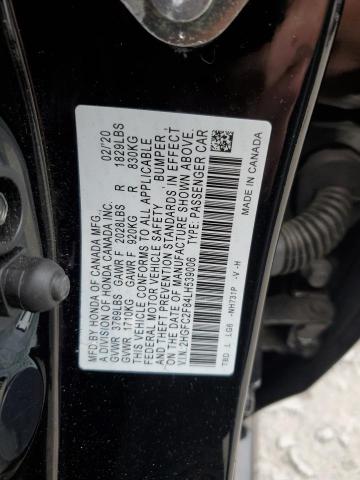 Photo 11 VIN: 2HGFC2F84LH539006 - HONDA CIVIC SPOR 