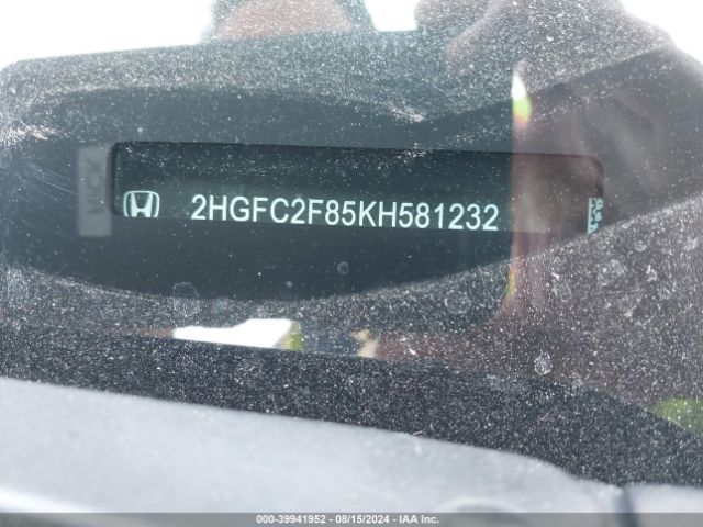 Photo 8 VIN: 2HGFC2F85KH581232 - HONDA CIVIC 