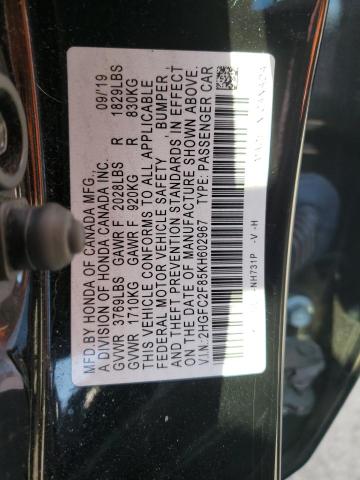 Photo 11 VIN: 2HGFC2F85KH602967 - HONDA CIVIC 