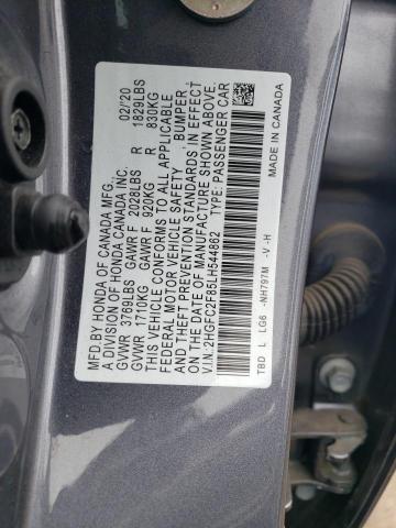 Photo 11 VIN: 2HGFC2F85LH544862 - HONDA CIVIC 