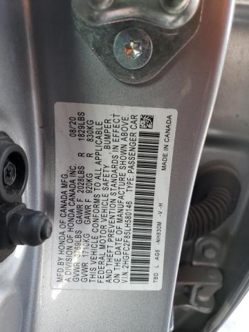 Photo 11 VIN: 2HGFC2F85LH580146 - HONDA CIVIC 