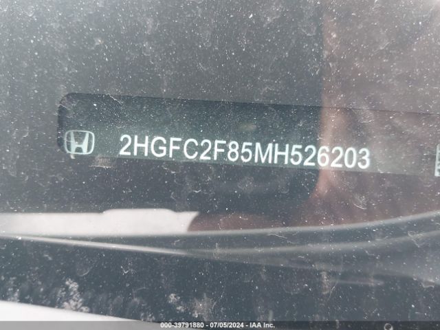 Photo 8 VIN: 2HGFC2F85MH526203 - HONDA CIVIC 