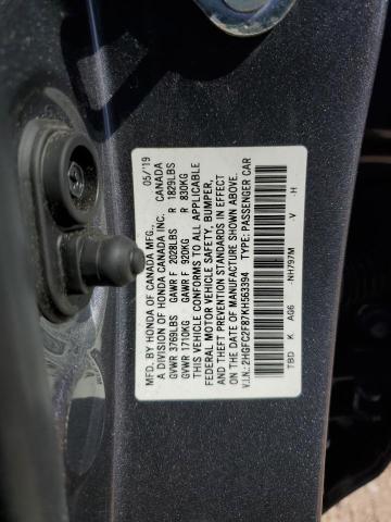 Photo 11 VIN: 2HGFC2F87KH563394 - HONDA CIVIC 