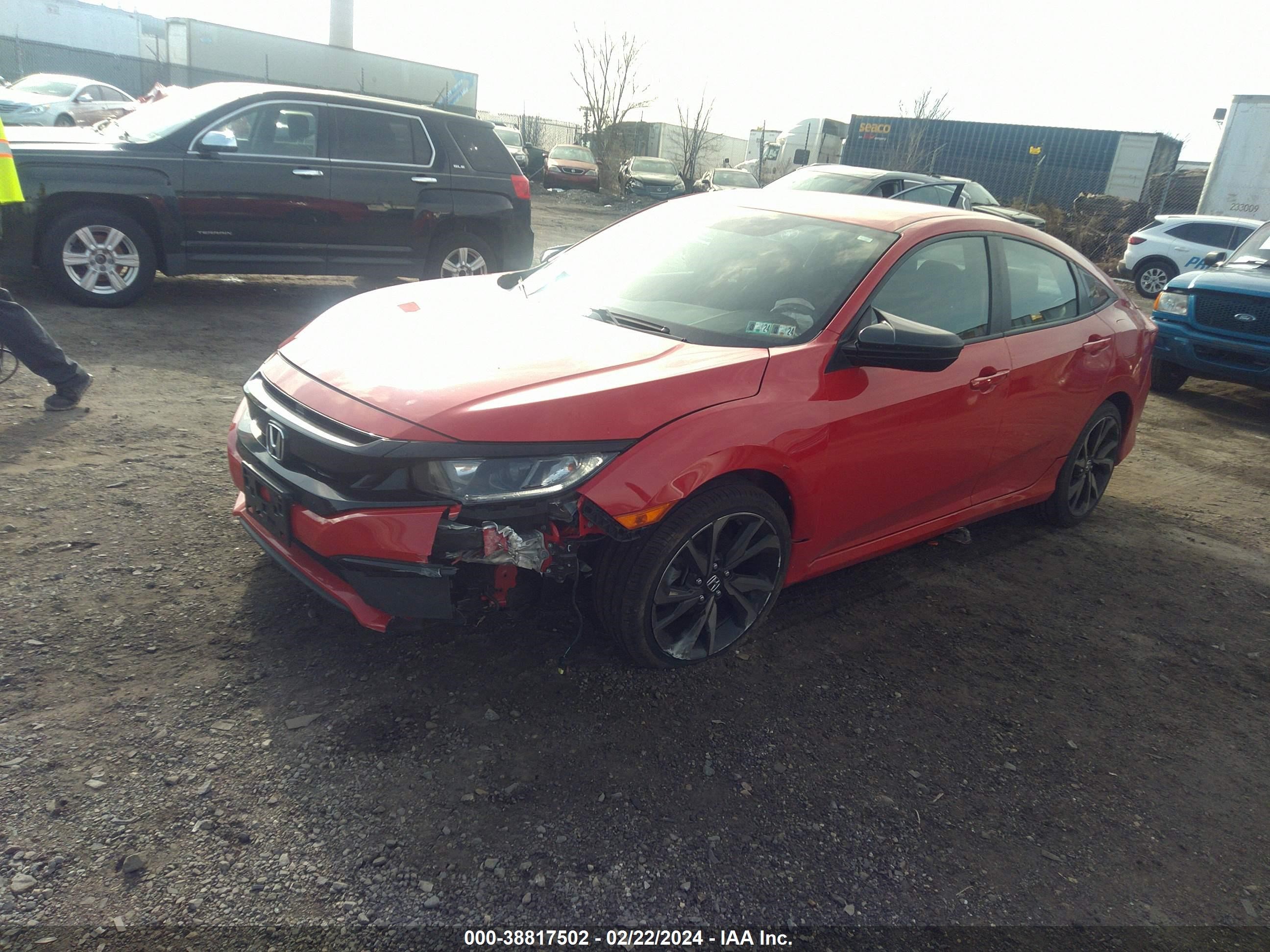 Photo 1 VIN: 2HGFC2F87LH502449 - HONDA CIVIC 