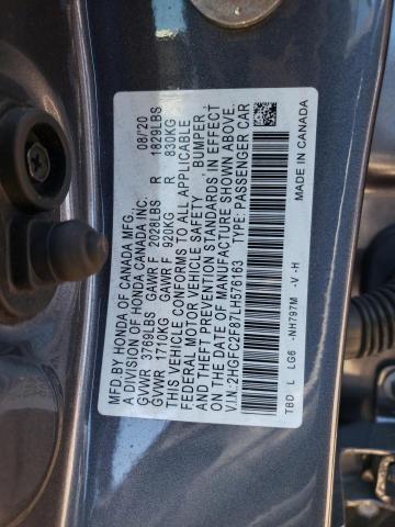 Photo 11 VIN: 2HGFC2F87LH576163 - HONDA CIVIC 