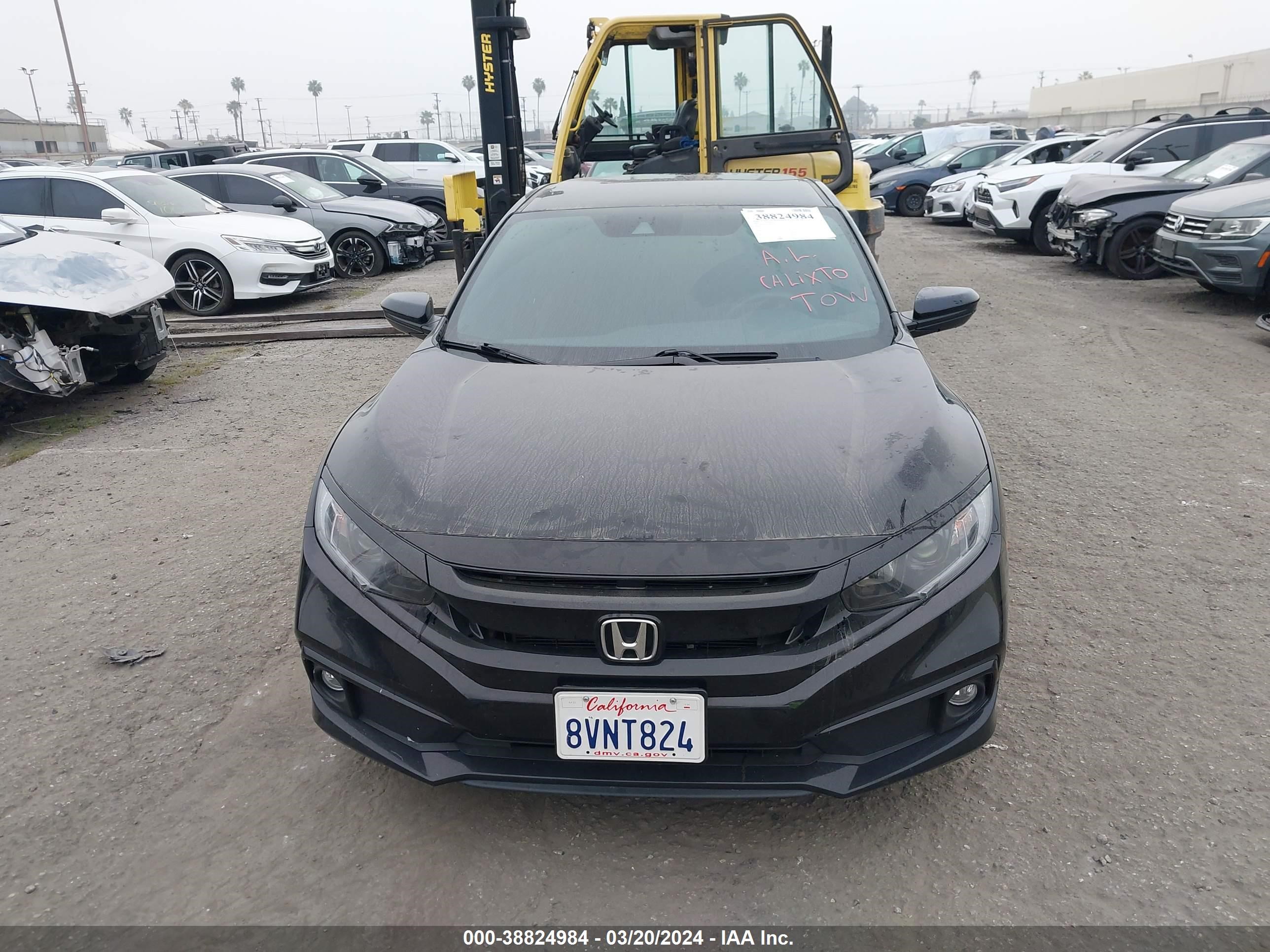 Photo 12 VIN: 2HGFC2F87LH587289 - HONDA CIVIC 