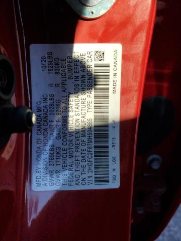 Photo 11 VIN: 2HGFC2F87MH504865 - HONDA CIVIC 