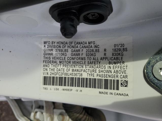 Photo 11 VIN: 2HGFC2F88LH536738 - HONDA CIVIC 