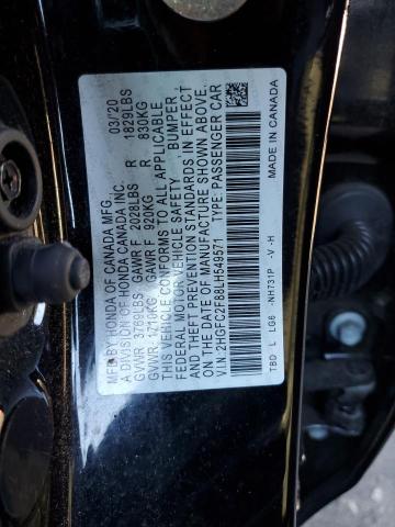 Photo 11 VIN: 2HGFC2F88LH549571 - HONDA CIVIC 