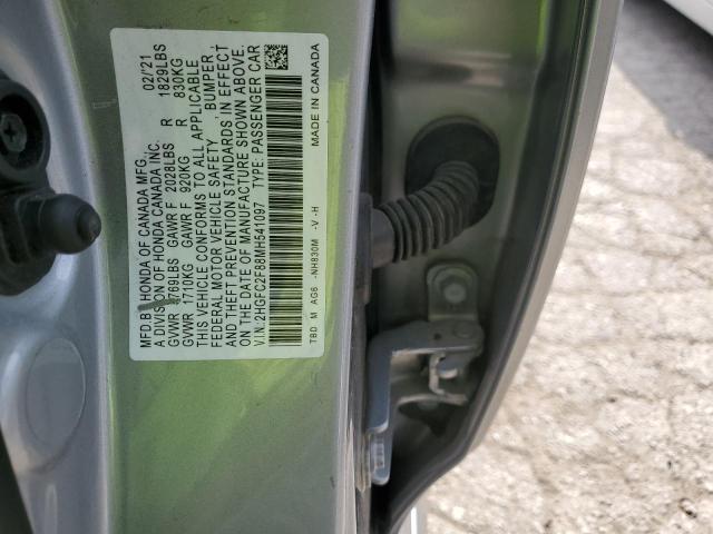 Photo 11 VIN: 2HGFC2F88MH541097 - HONDA CIVIC 