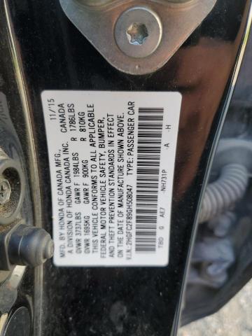 Photo 12 VIN: 2HGFC2F89GH508047 - HONDA CIVIC EX 