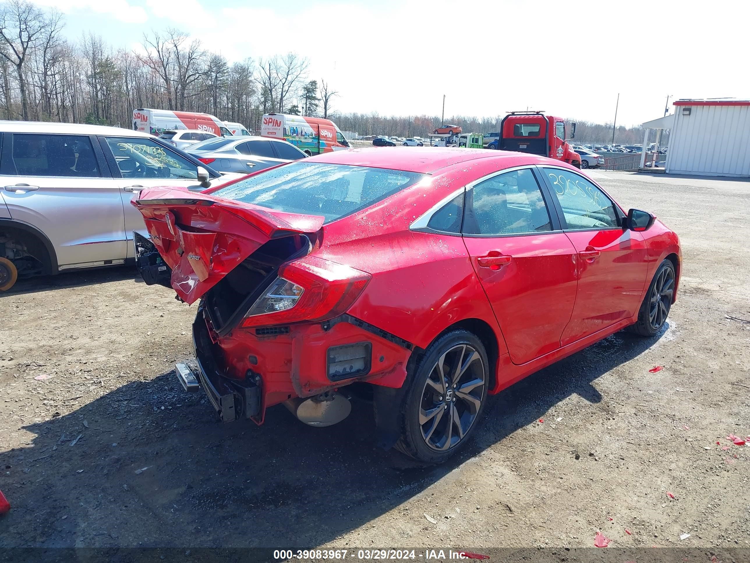 Photo 3 VIN: 2HGFC2F89KH517114 - HONDA CIVIC 