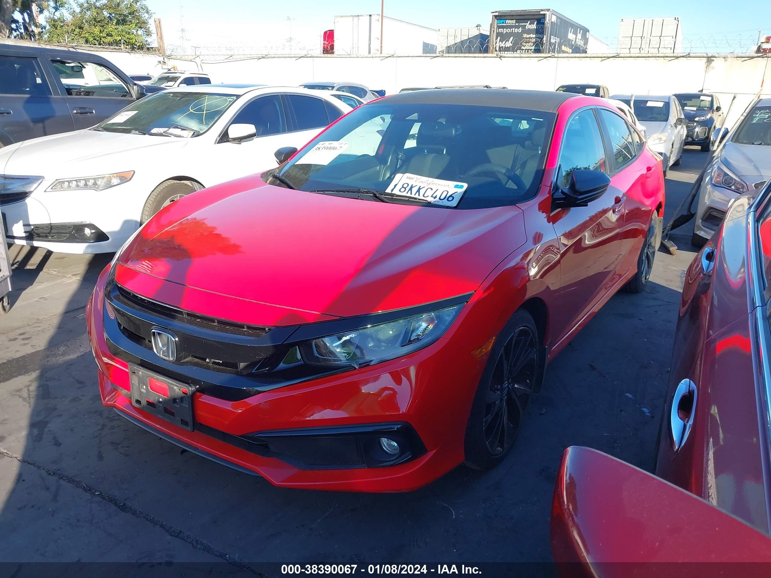 Photo 1 VIN: 2HGFC2F89KH558780 - HONDA CIVIC 