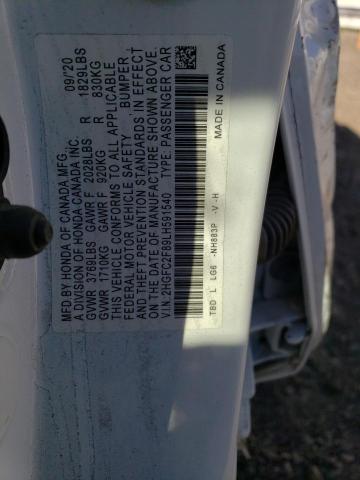 Photo 12 VIN: 2HGFC2F89LH591540 - HONDA CIVIC 