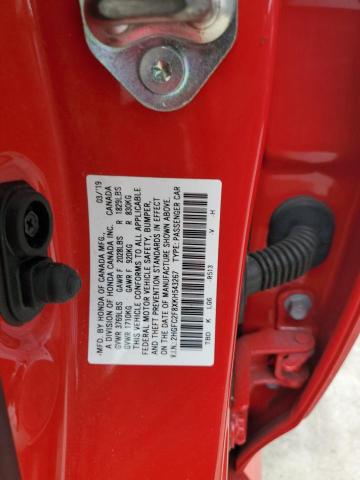 Photo 11 VIN: 2HGFC2F8XKH543267 - HONDA CIVIC 