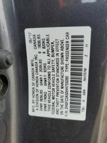 Photo 11 VIN: 2HGFC3A50HH755090 - HONDA CIVIC 