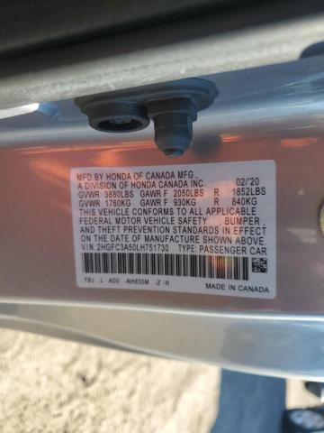 Photo 9 VIN: 2HGFC3A50LH751730 - HONDA CIVIC SI 