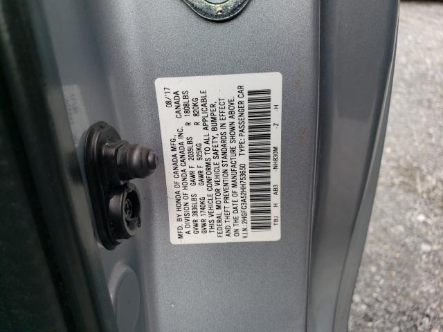 Photo 9 VIN: 2HGFC3A52HH753650 - HONDA CIVIC COUPE 