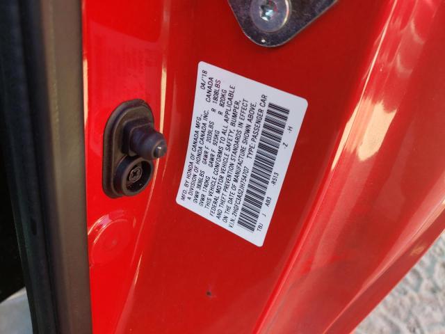 Photo 9 VIN: 2HGFC3A52JH754707 - HONDA CIVIC SI 