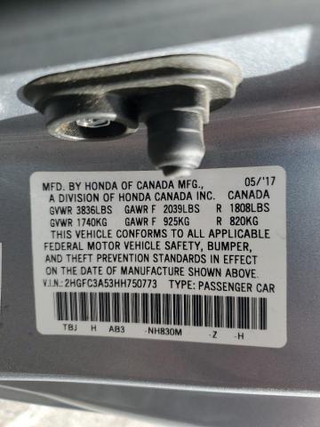 Photo 11 VIN: 2HGFC3A53HH750773 - HONDA CIVIC 