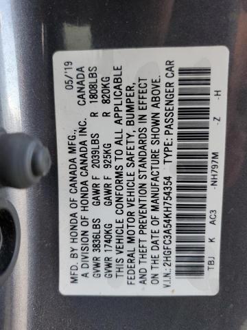 Photo 11 VIN: 2HGFC3A54KH754354 - HONDA CIVIC SI 