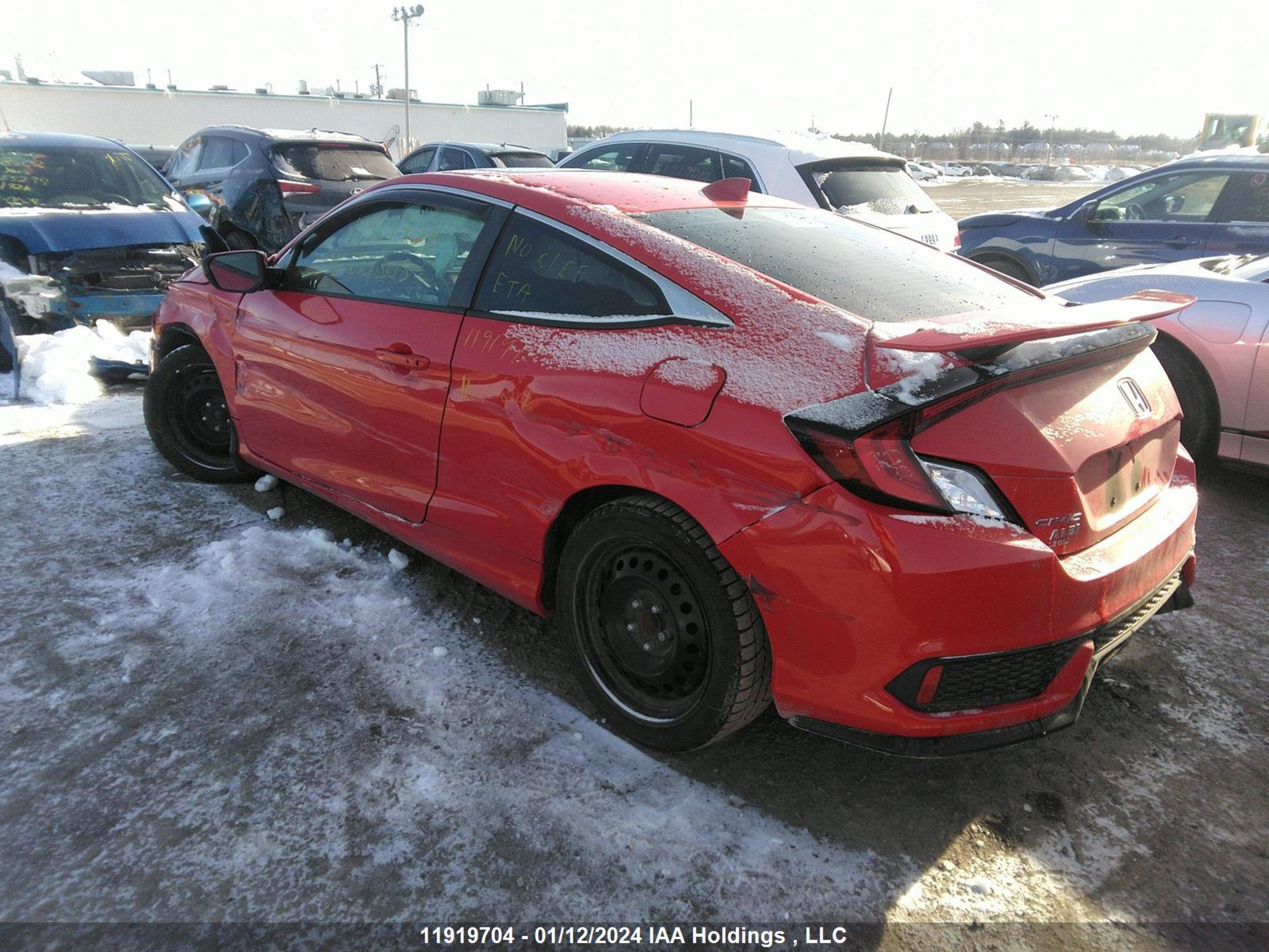 Photo 2 VIN: 2HGFC3A56KH220305 - HONDA CIVIC 