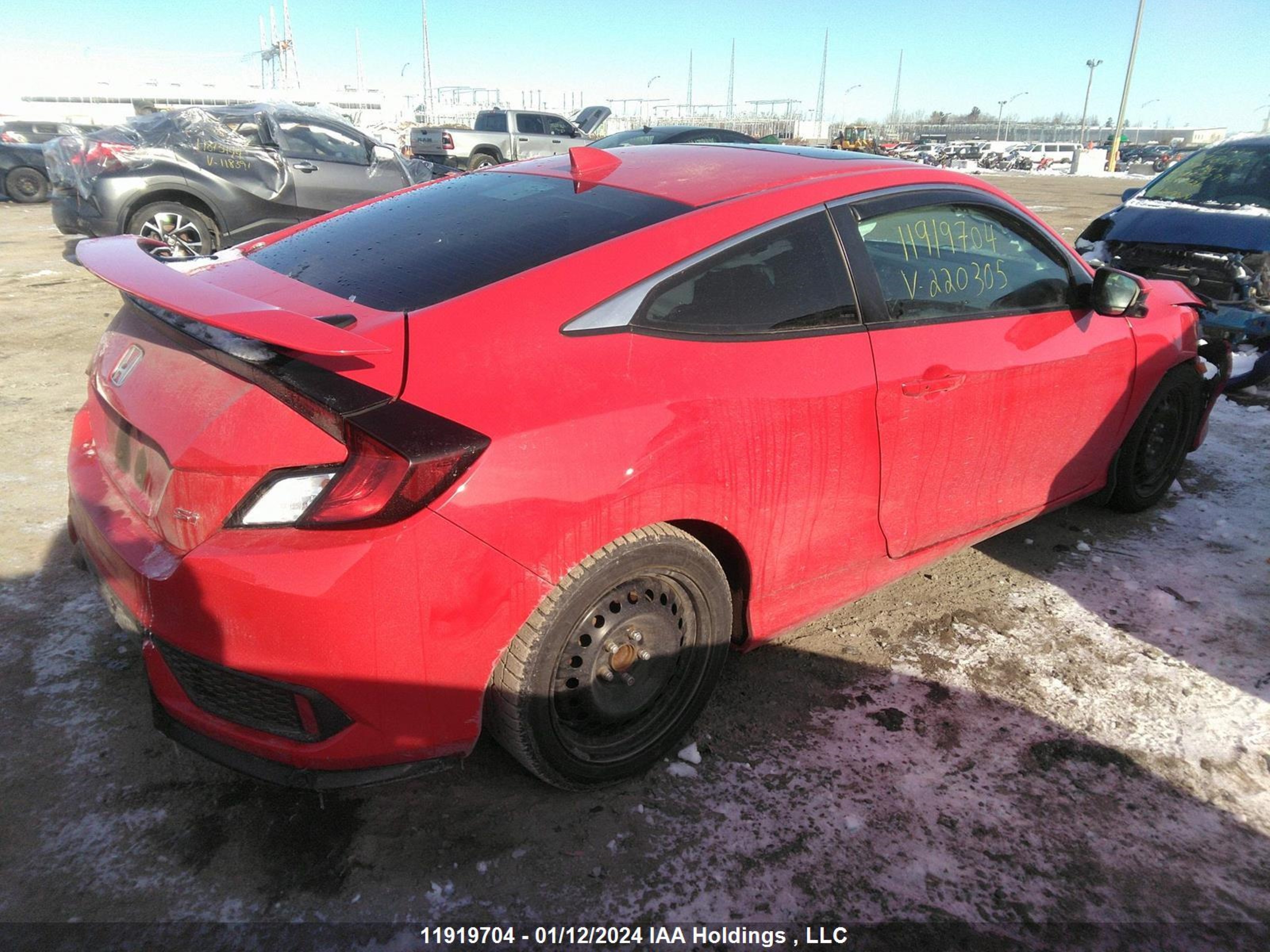 Photo 3 VIN: 2HGFC3A56KH220305 - HONDA CIVIC 