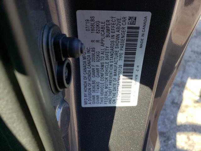 Photo 11 VIN: 2HGFC3A57KH755126 - HONDA CIVIC SI 