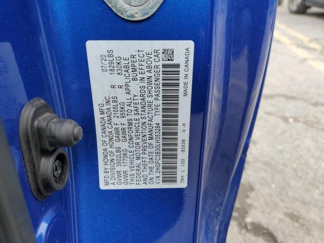 Photo 12 VIN: 2HGFC3B30LH353284 - HONDA CIVIC EX 