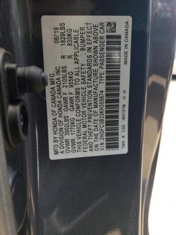 Photo 11 VIN: 2HGFC3B33KH355674 - HONDA CIVIC 