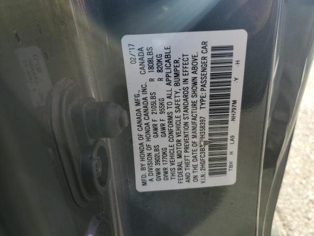 Photo 11 VIN: 2HGFC3B36HH358397 - HONDA CIVIC EX 