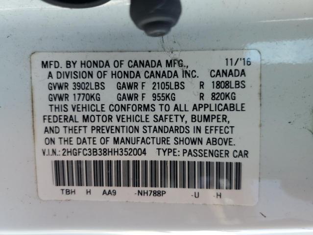 Photo 11 VIN: 2HGFC3B38HH352004 - HONDA CIVIC EX 