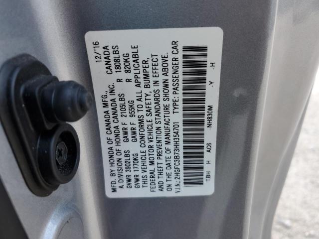 Photo 11 VIN: 2HGFC3B73HH354701 - HONDA CIVIC EXL 