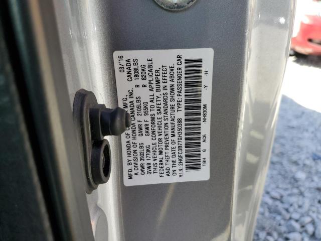 Photo 11 VIN: 2HGFC3B77GH350388 - HONDA CIVIC EXL 