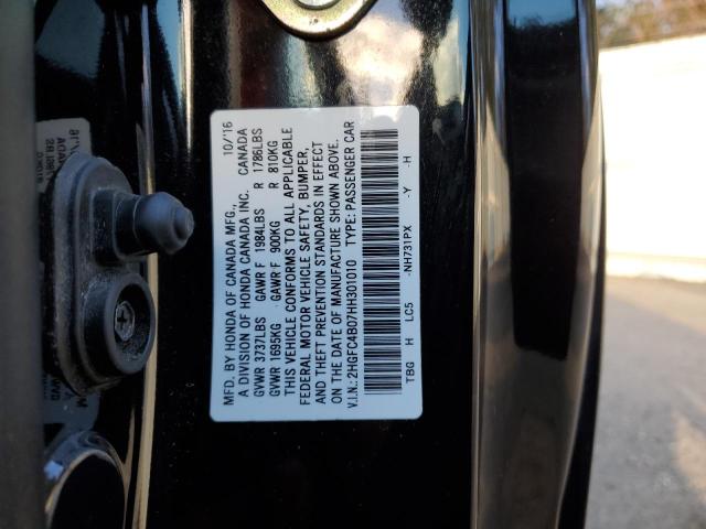 Photo 11 VIN: 2HGFC4B07HH301010 - HONDA CIVIC LX 