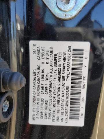 Photo 12 VIN: 2HGFC4B07JH304284 - HONDA CIVIC LX 