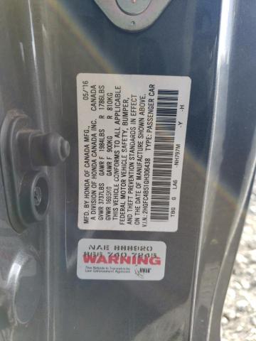 Photo 11 VIN: 2HGFC4B51GH306438 - HONDA CIVIC 