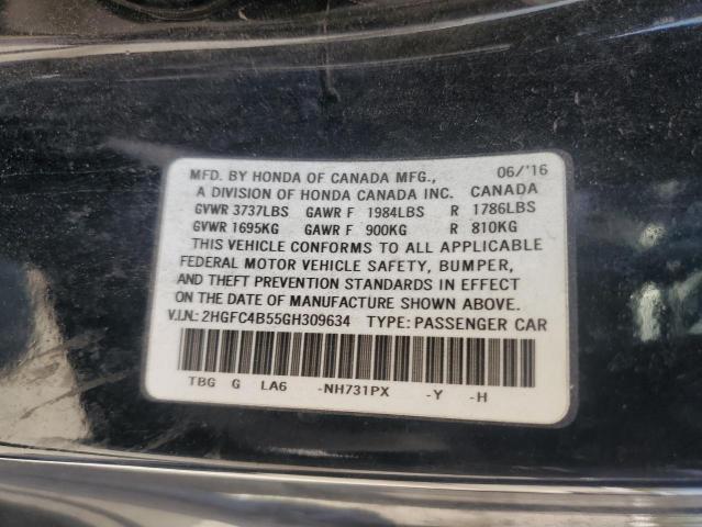 Photo 11 VIN: 2HGFC4B55GH309634 - HONDA CIVIC 