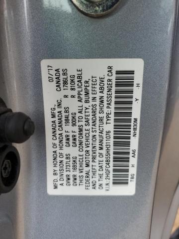 Photo 11 VIN: 2HGFC4B55HH311076 - HONDA CIVIC LX 