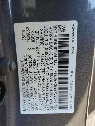 Photo 11 VIN: 2HGFC4B62KH307812 - HONDA CIVIC LX 